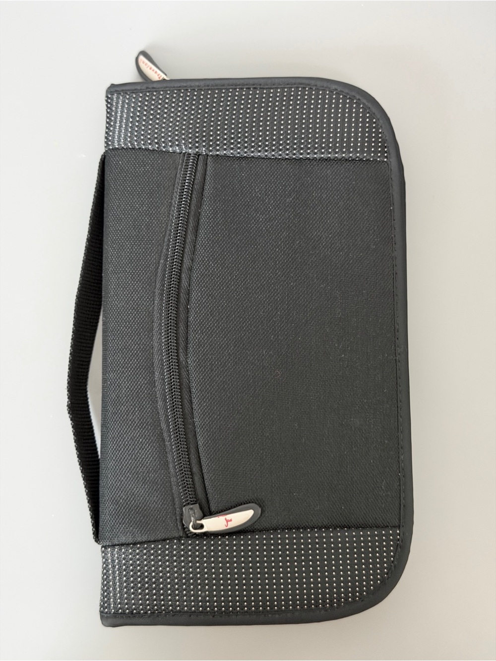 Travelon Travel Organizer Document Passport Holder with Hanging ID Case Black